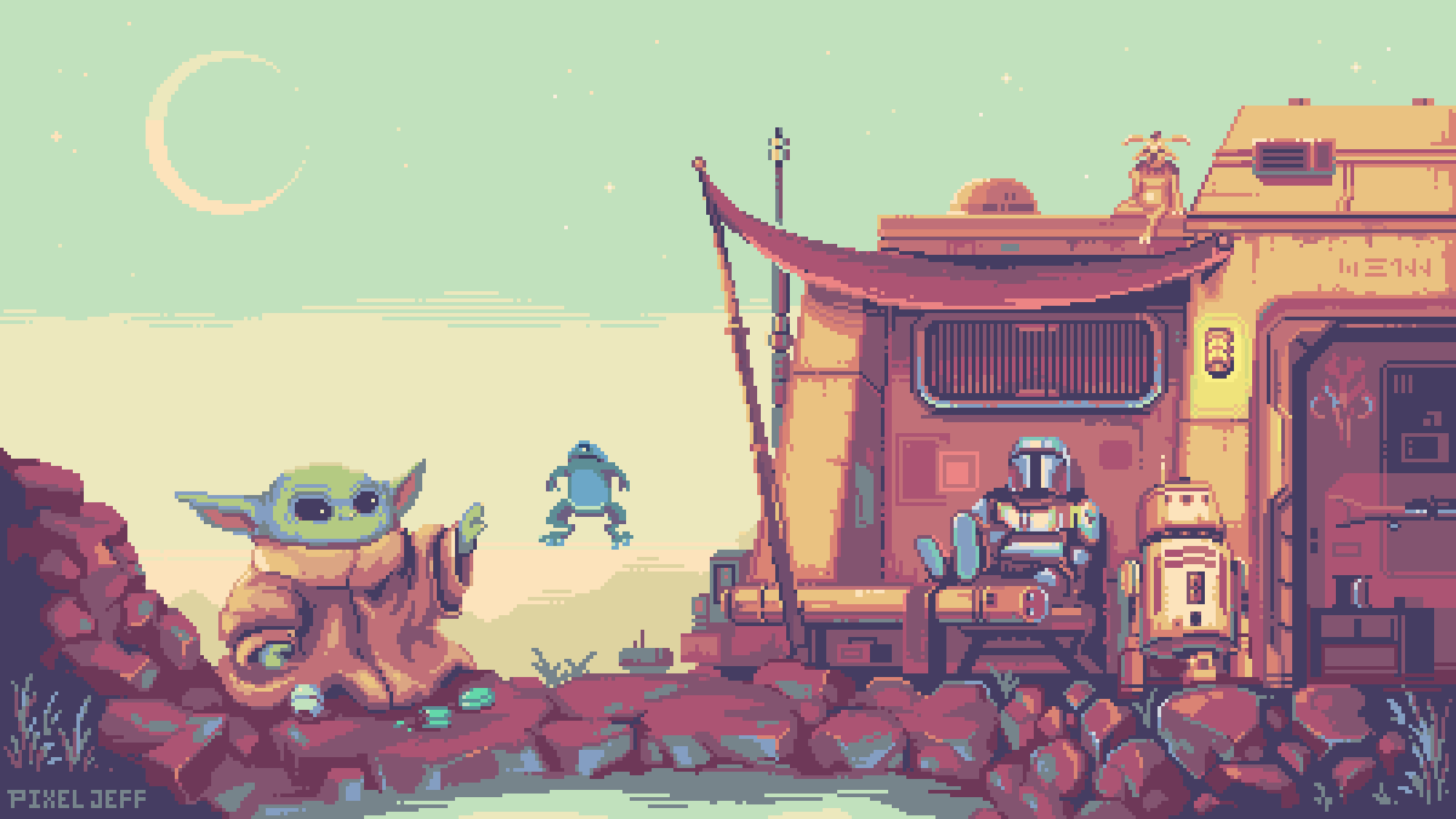 Yoda using the force